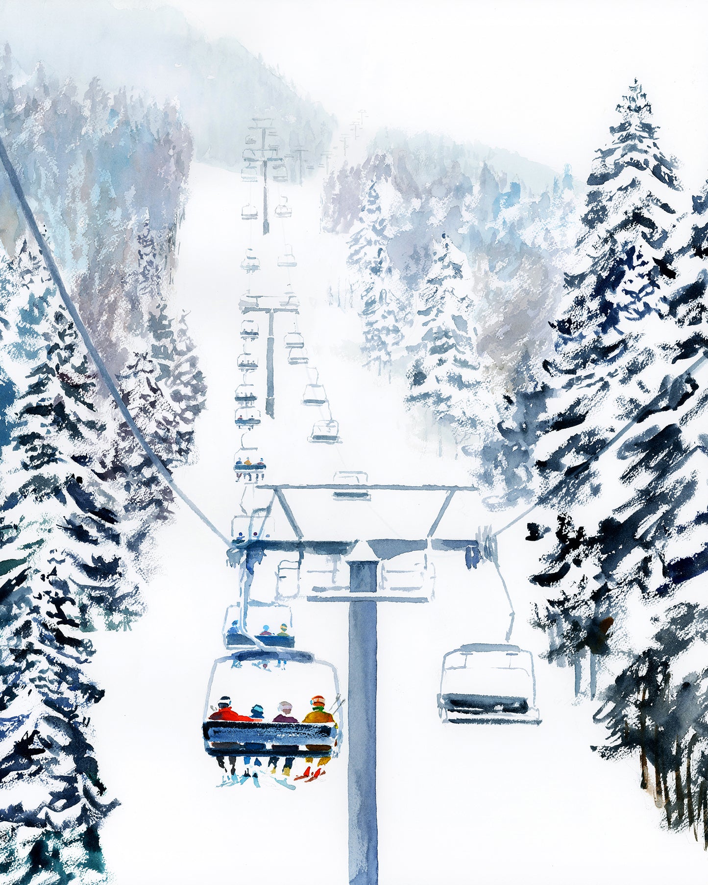 Skiing 7 - Lift