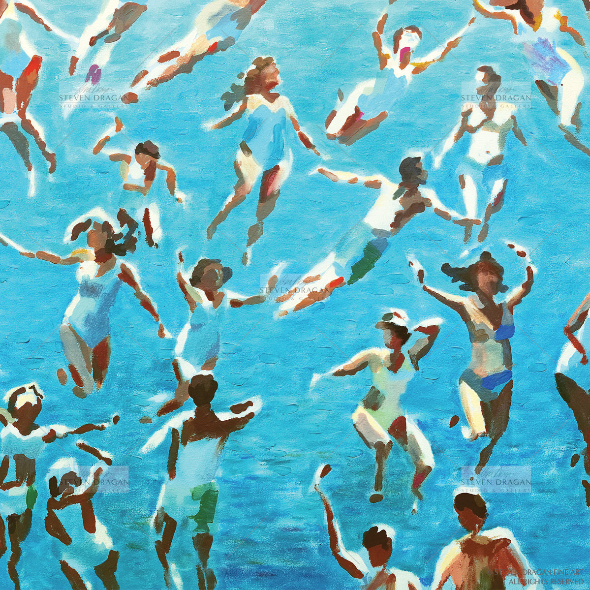Renaissance Swimmers - Original