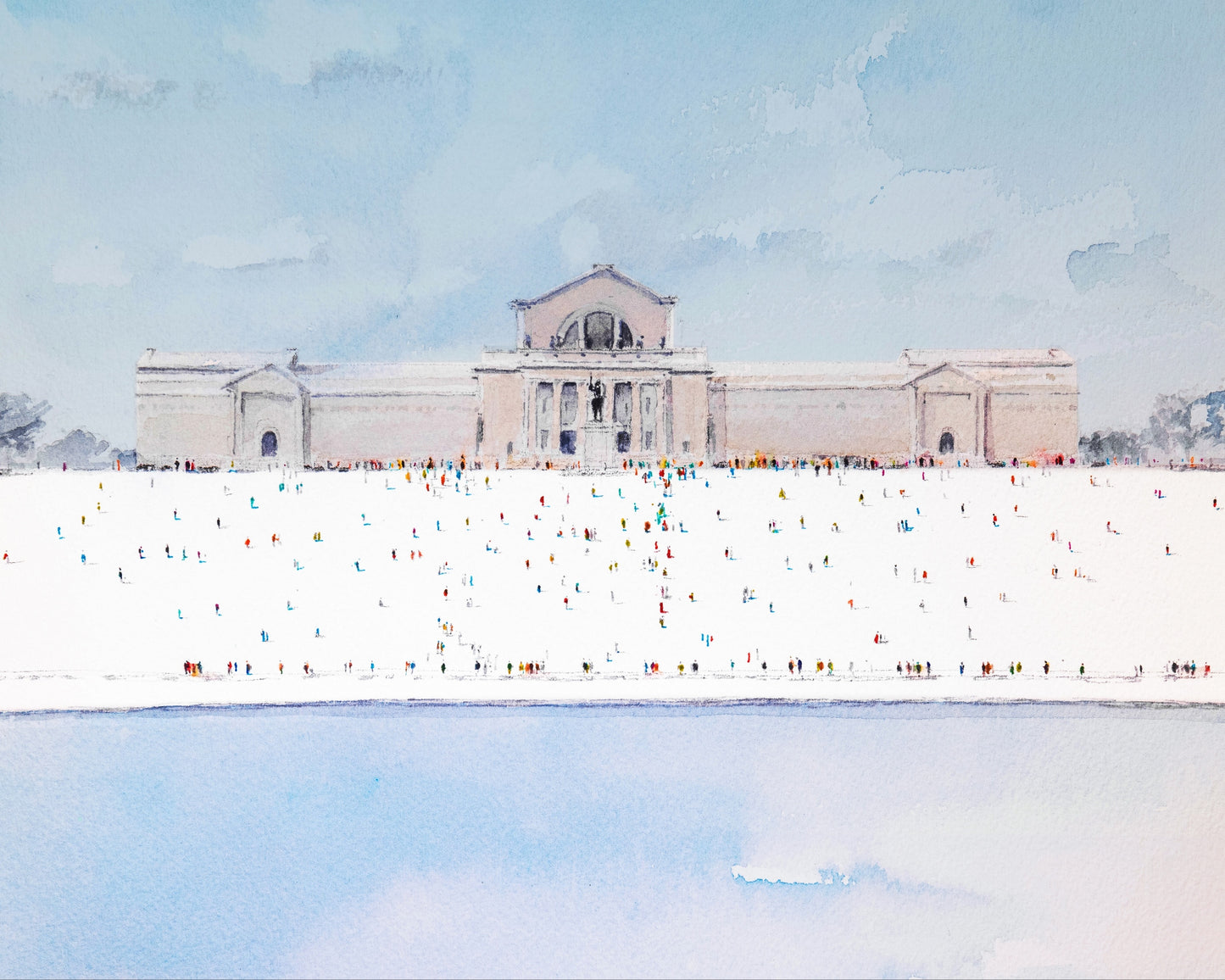 STL Forest Park Art Hill Sledding
