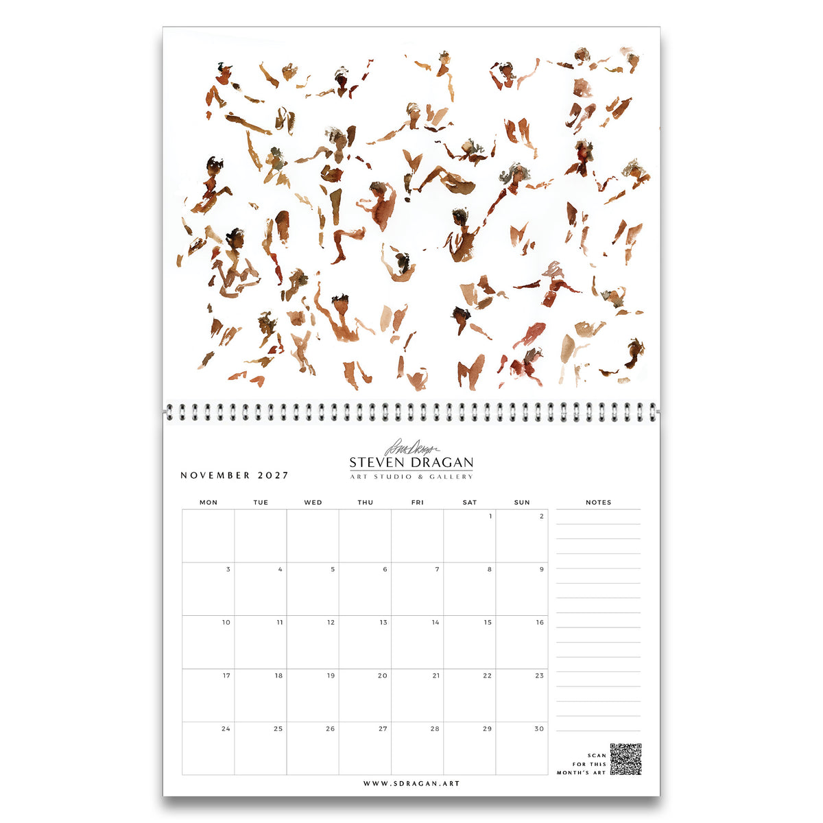 2027 Calendar - Figures Series