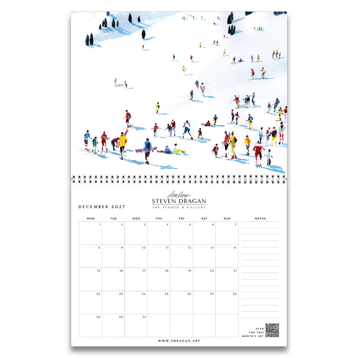 2027 Calendar - Figures Series
