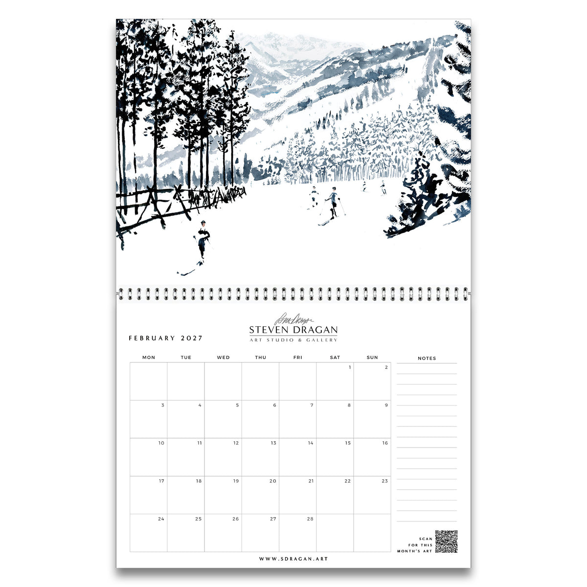 2027 Calendar - Figures Series
