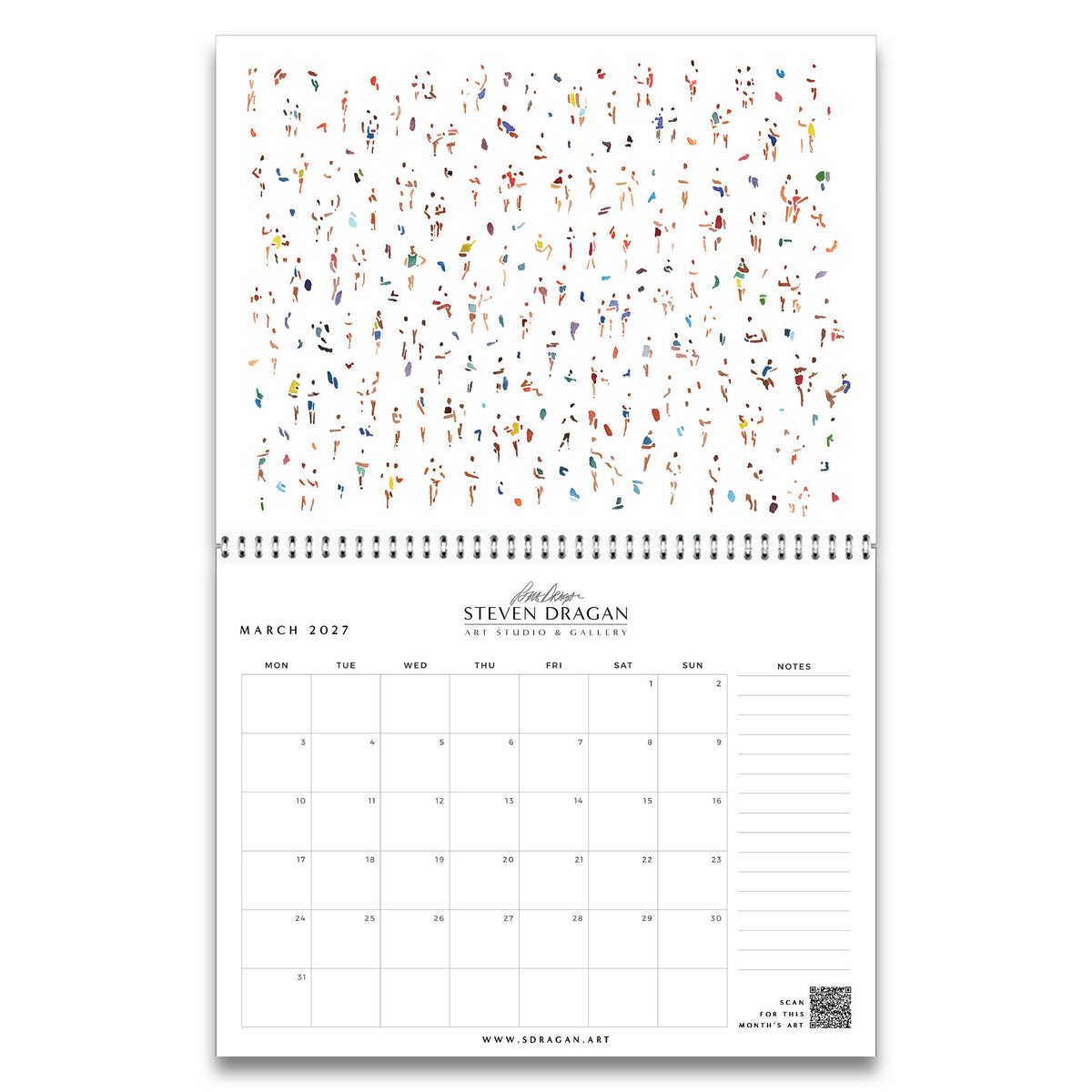 2027 Calendar - Figures Series