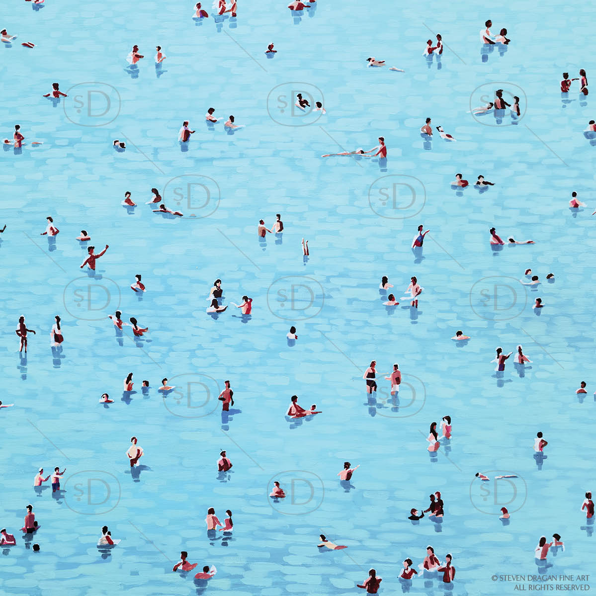 Swimming in Color - Original