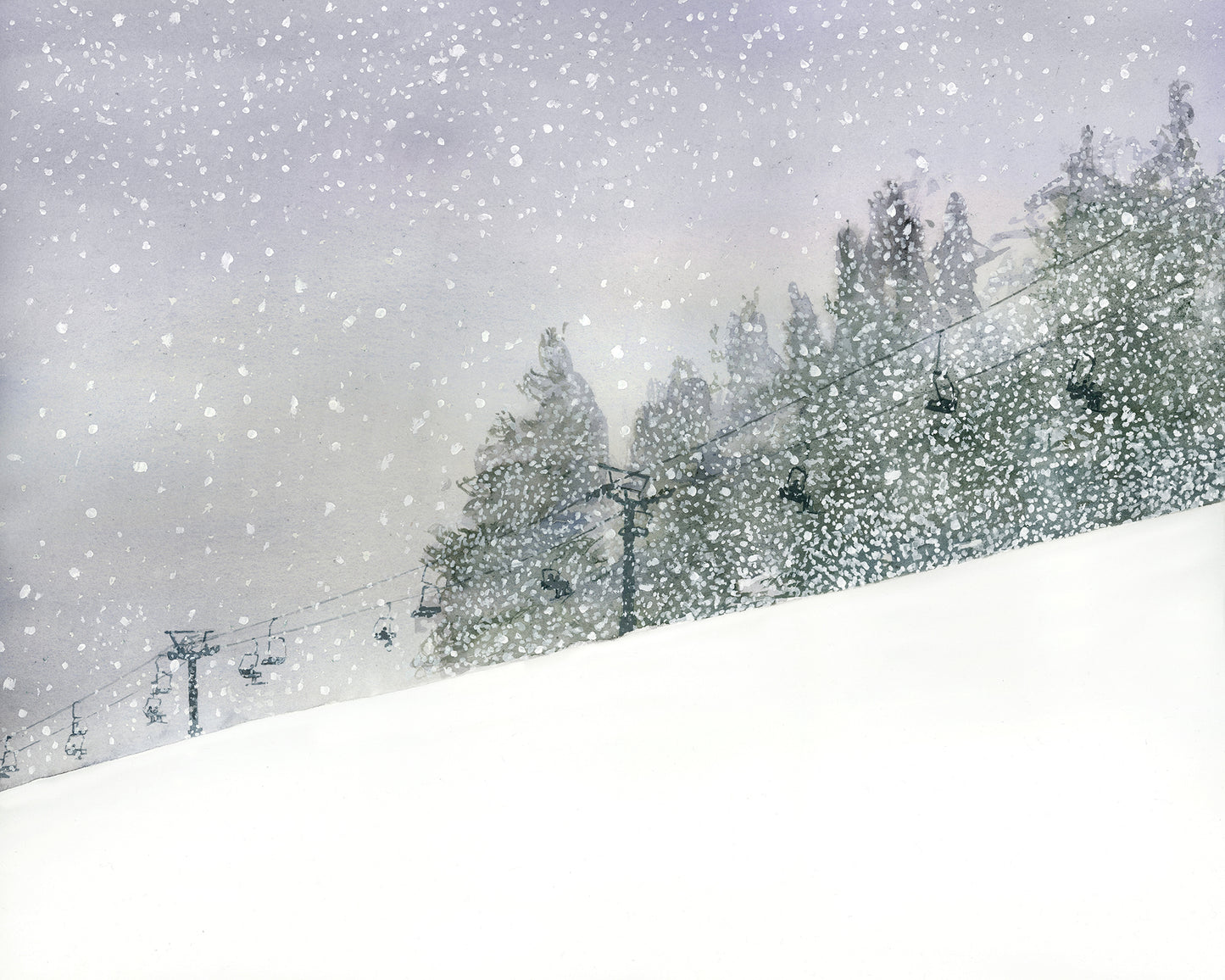 Skiing 10 - Snowy