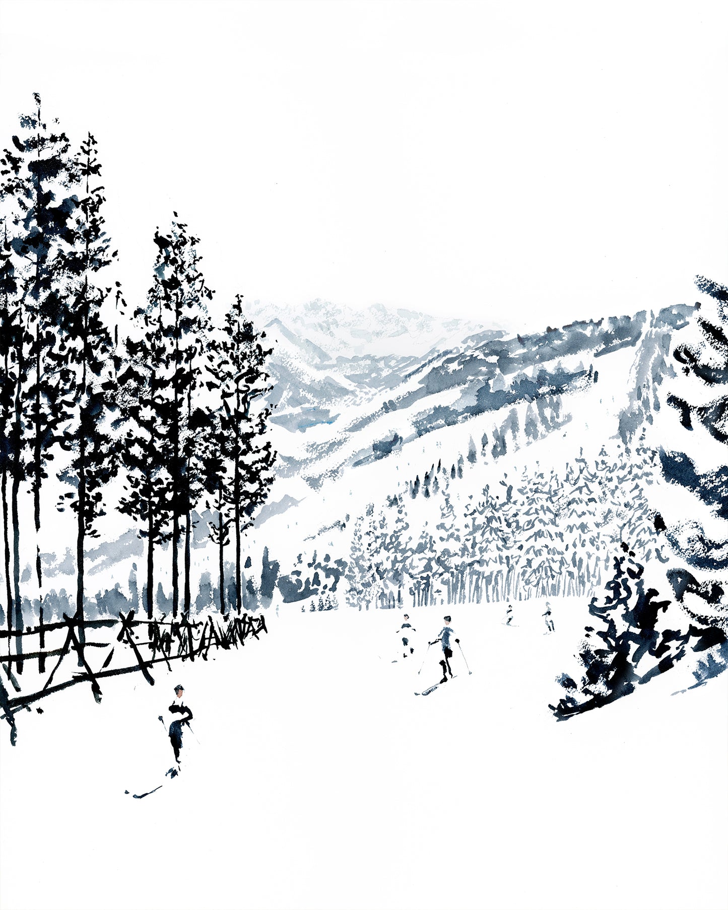 Skiing 8 - Last Run