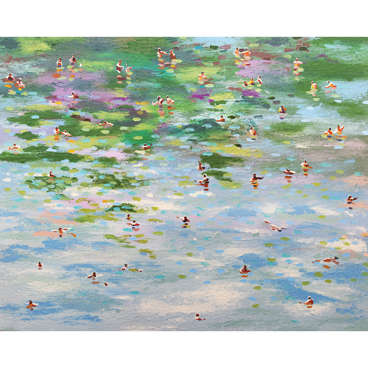 Swimming in Color - Original