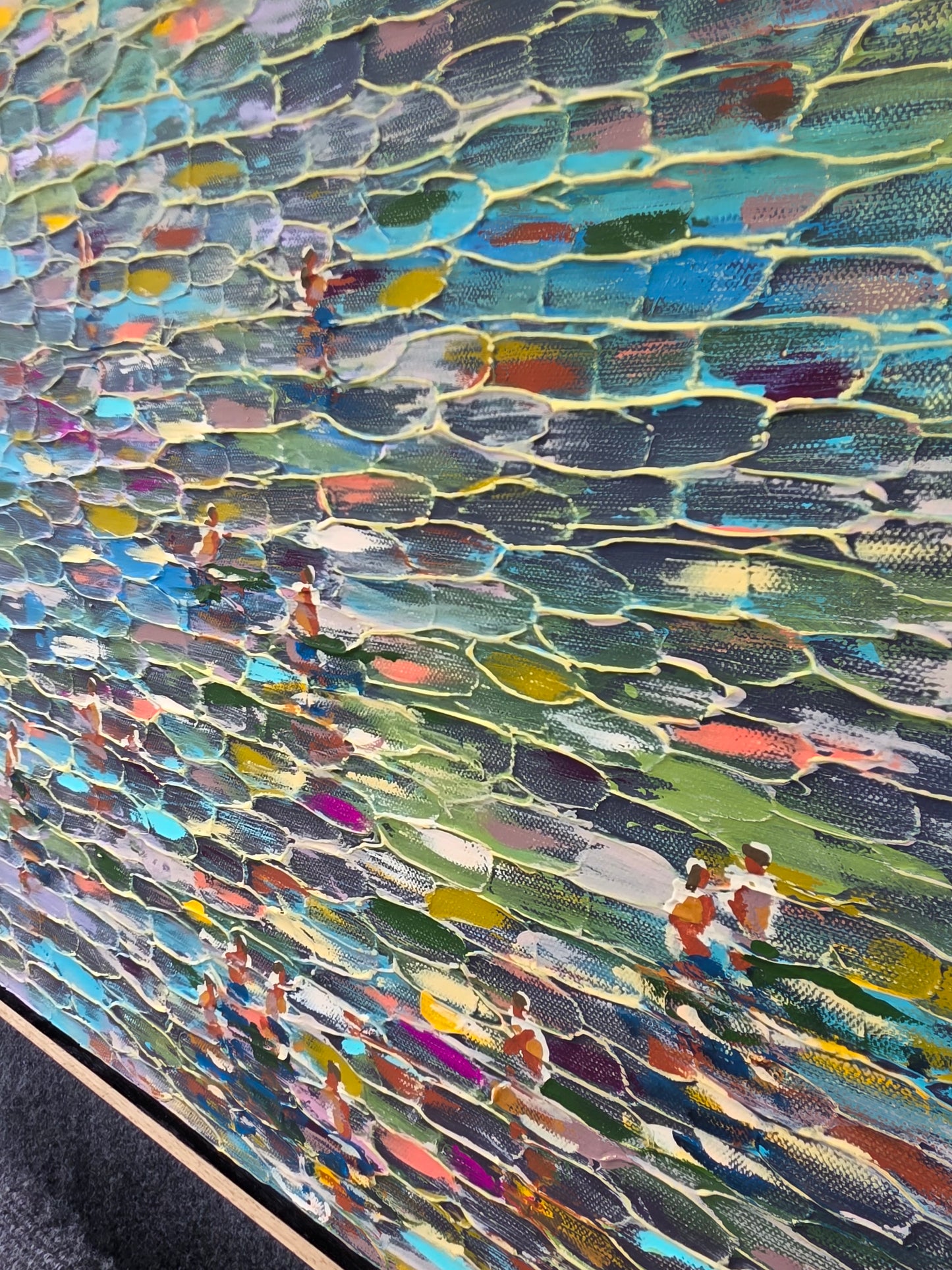 Swimming in Color - Original 2x3