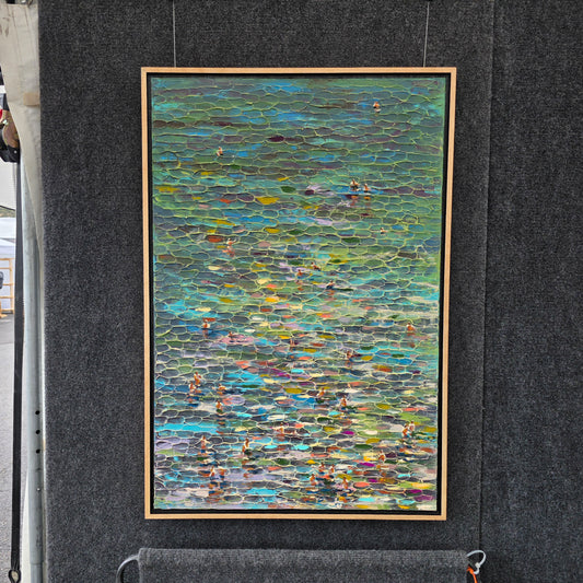 Swimming in Color - Original 2x3
